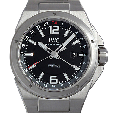 IWC スーパーコピー GMT機能を搭載 インヂュニア デュアルタイム IW324402